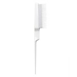 Main image of The Belle Backcomb brush with tapered handle and fine bristles