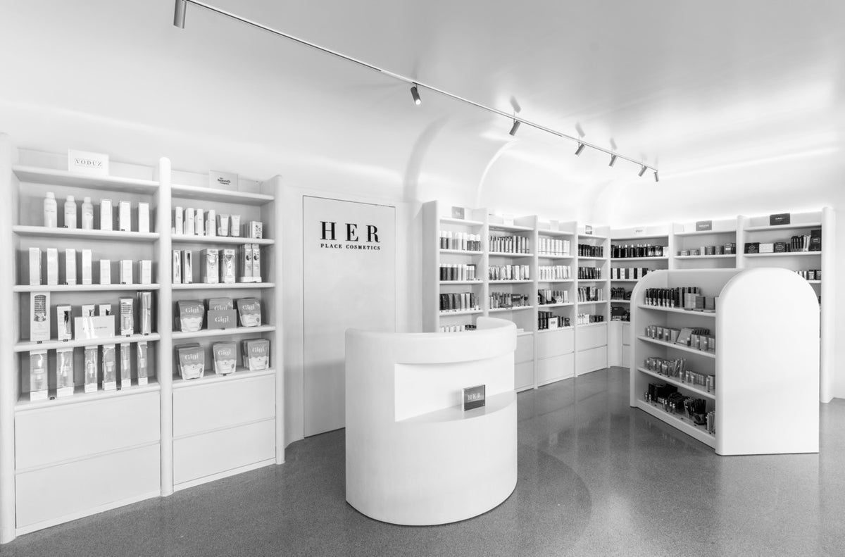 Inside the Her Place beauty store and studio