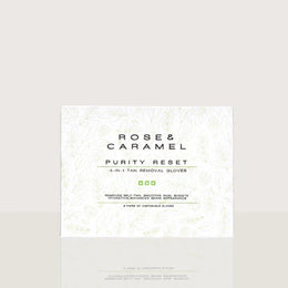Rose & Caramel Purity Reset 4-in-1 Self Tan Removing Gloves