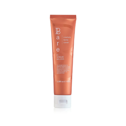 Tube of Bare by Vogue body lotion on a white background