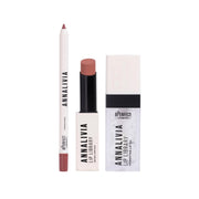 BPerfect x Annalivia Lip Library Trio flatlay with three lip essentials