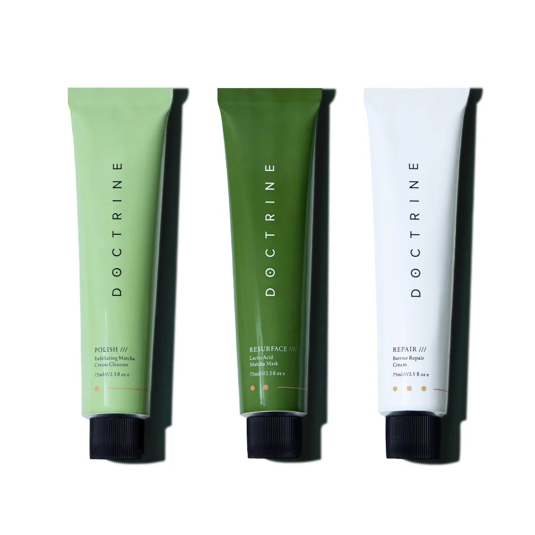 Doctrine - Matcha Power Peel 3 Step Set