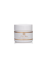 White jar with gold accents on a white background