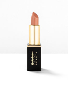 Front-facing image of KASH Femme lipstick in its case