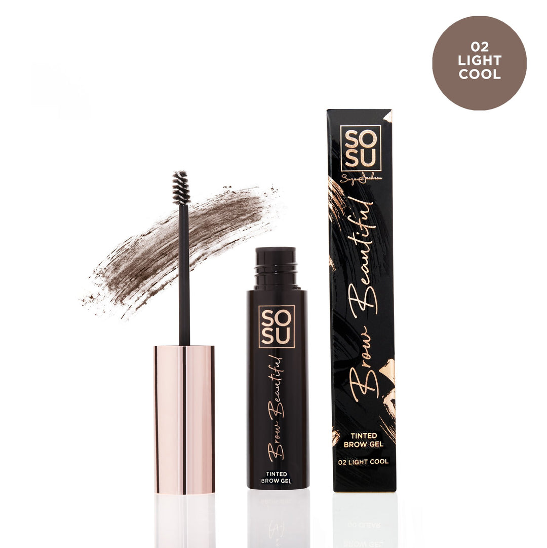 SOSU Cosmetics - Brow Beautiful Tinted Brow Gel 02 Light Cool