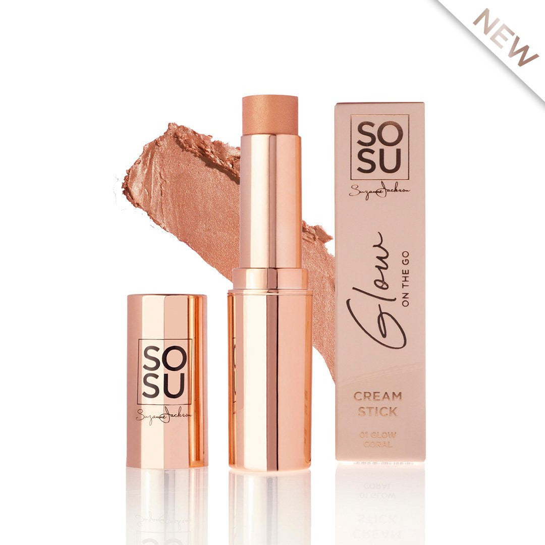 SOSU Cosmetics - Cream Stick GLOW CORAL
