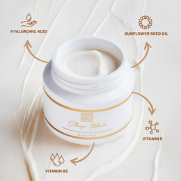 DRIPPING GOLD - Sleep Mask Face Tan