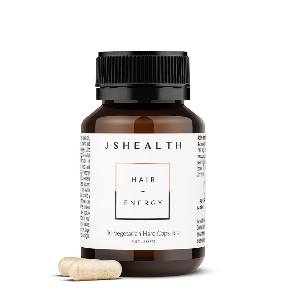 JSHealth - 30's Vegetarian Capsules Hair+ Energy