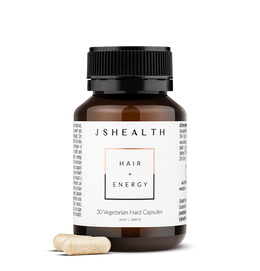JShealth 30's Vegetarian Capsules Hair+ Energy