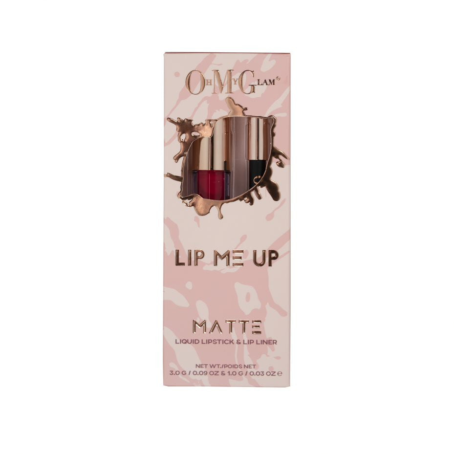 Oh My Glam - Lip Me Up Matte Liquid Lipstick & Lip Liner Set - Victorious Secret