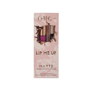 Oh My Glam Lip Me Up Matte Liquid Lipstick & Lip Liner Set - Bubble Gum
