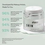 Consumer-tested results of BPERFECT Glow Boost Cream including hydration and skin smoothness stats