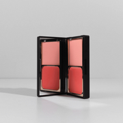 Front view of KASH Blush Duo in Pink Soda with soft pink tones