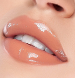 Close-up of lips with a glossy lip product