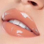 Close-up of lips with a glossy lip product