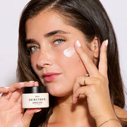 Model showcasing Radiant Hydrating Water Cream