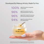 Benefits of BPERFECT Cleansing Balm with highlights like makeup removal and skin refresh