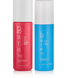 Self Tan Foam and Face Mist combo in Ultra Dark and Dark shades