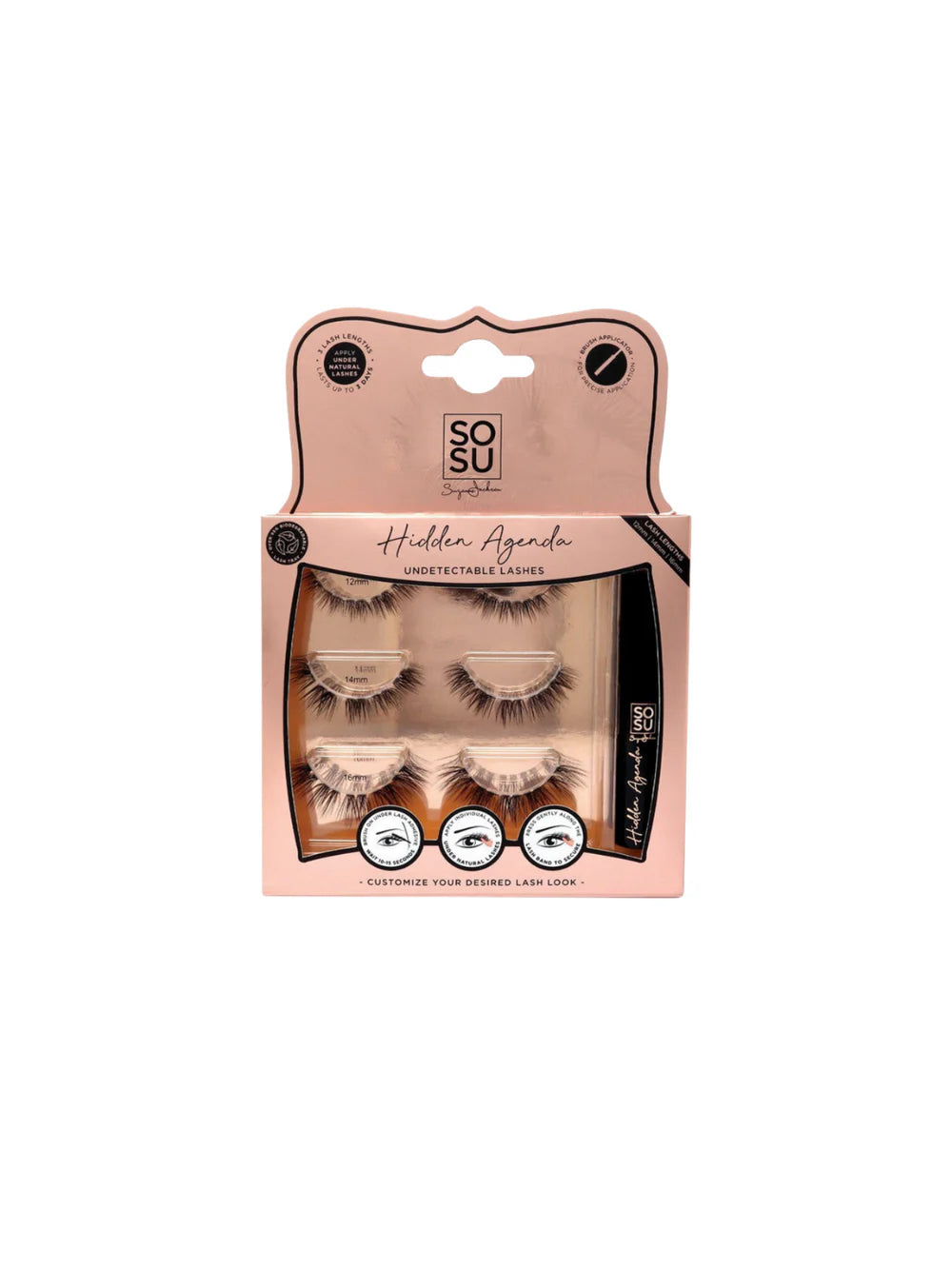 SOSU Cosmetics - HIDDEN AGENDA Lashes - Longer Length