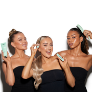 The Smooth Company Dream Team styling products in use