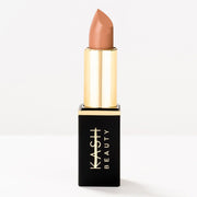 Front view of KASH True Satin Lipstick in its sleek casing